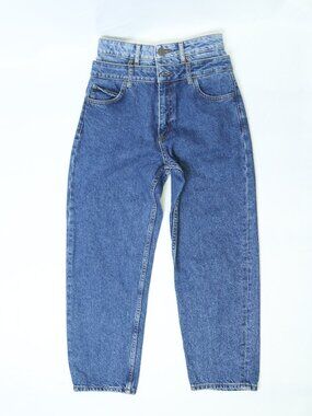 Women's Sandro Double Waistband Boyfriend Jeans Size 24"